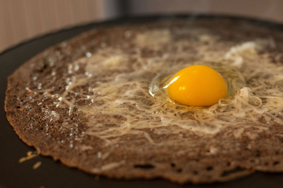Eating Galettes in Rennes