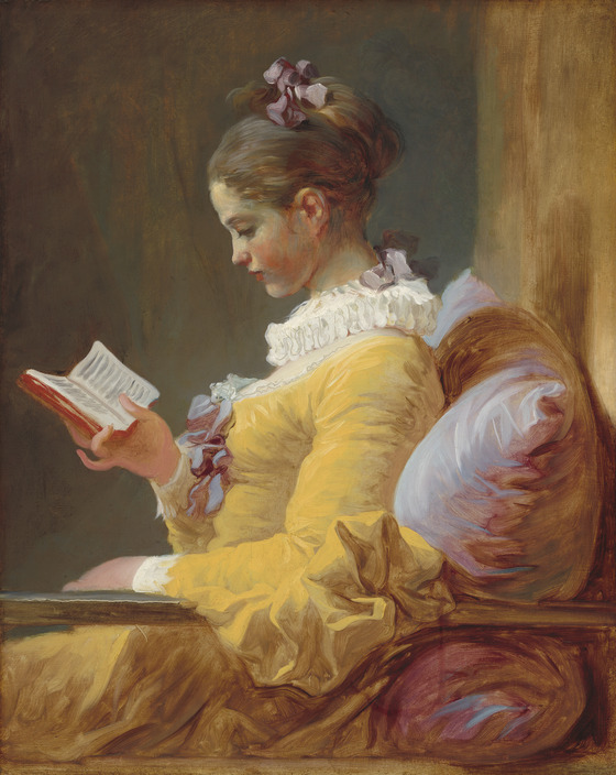  Jean-Honoré Fragonard, <i>The Reader</i> (c. 1770) / Wikimedia Commons