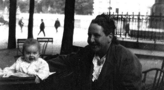 <i>Gertrude Stein with Jack Hemingway</i>. JFK Library