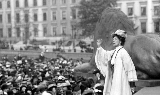 <em>Emmeline Pankhurst</em>. Photograph courtesy of BBC Radio 4 / Flickr.