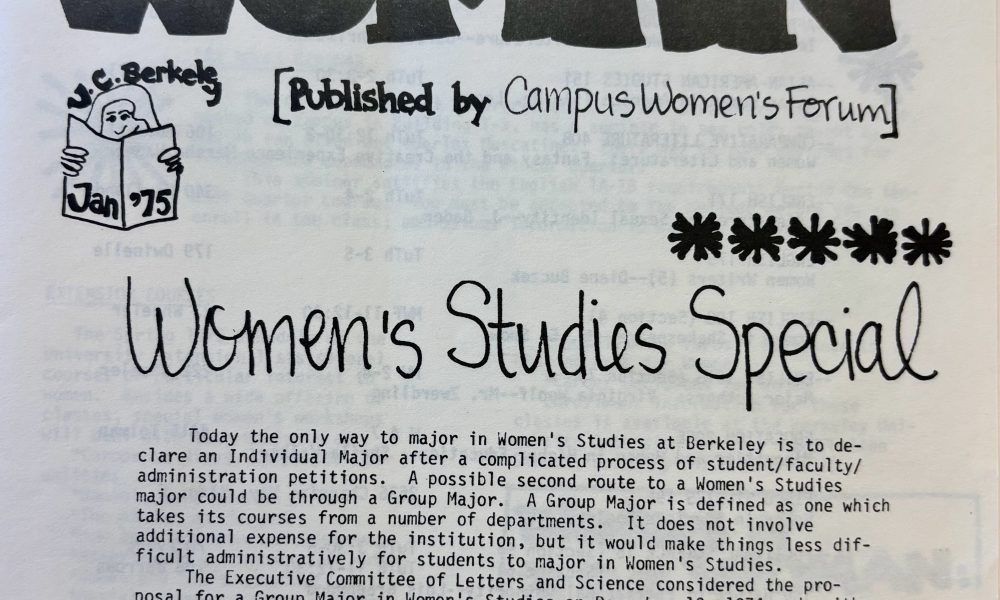 The History of Women’s Studies Is a History of Conflict