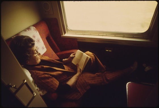 <i>Passenger on the Lone Star</i>. Photograph by Charles ORear / US National Archives and Records Administration / Wikimedia Commons