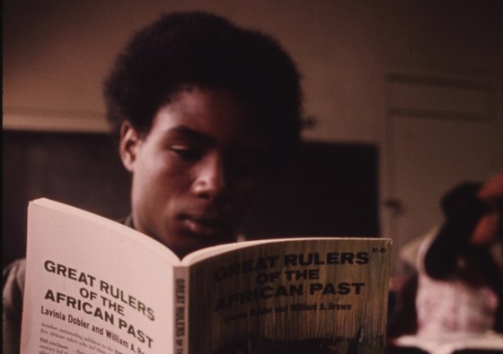 <i>Student in a Black Studies class on Chicago’s West Side</i>. US National Archives / Flickr