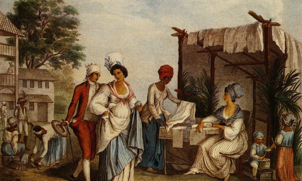 Linen Market at St. Domingo