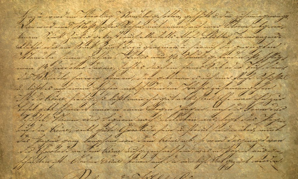 Is Handwriting History?